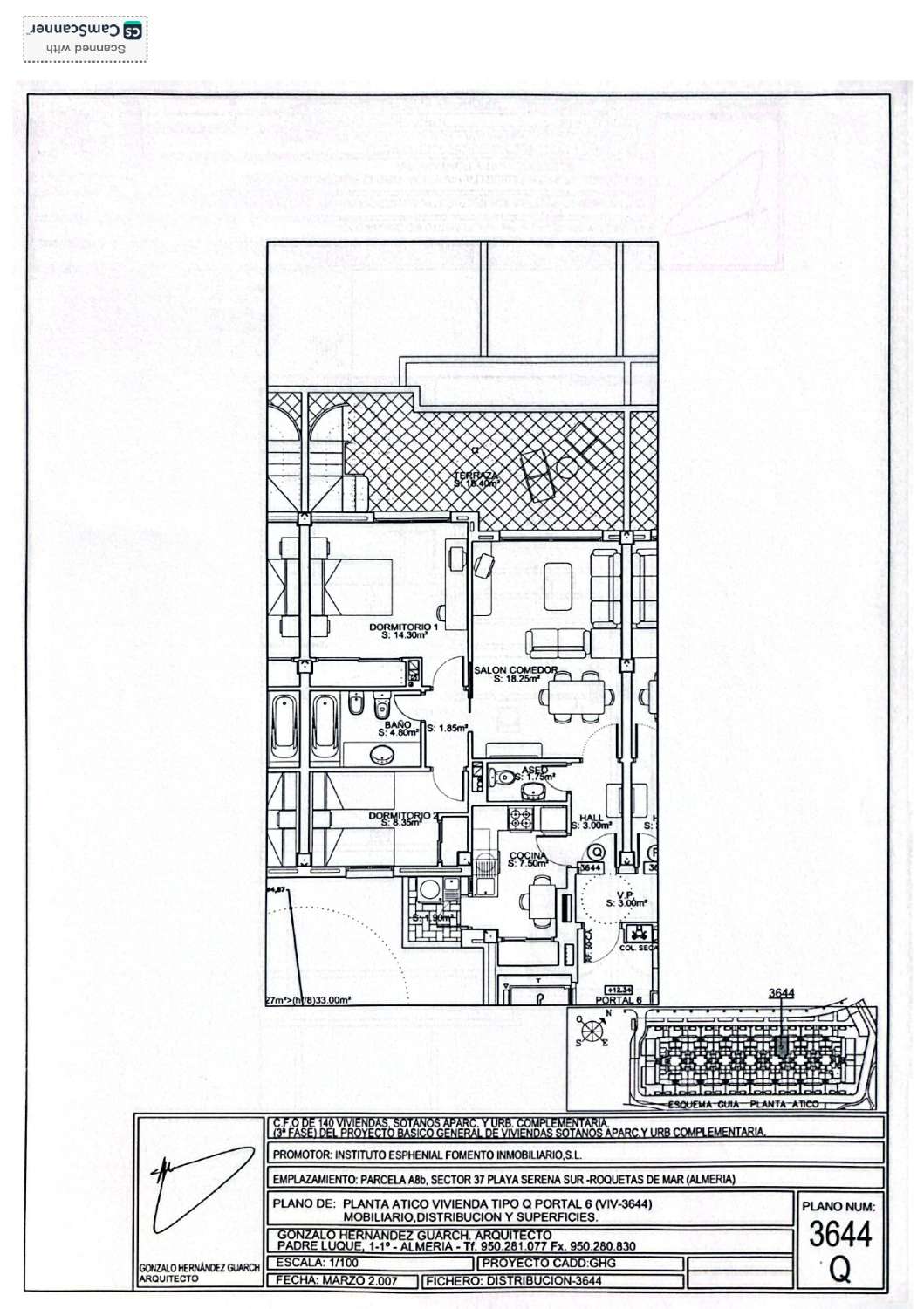 Penthouse salgai in El Sabinar - Urbanizaciones - Las Marinas (Roquetas de Mar)