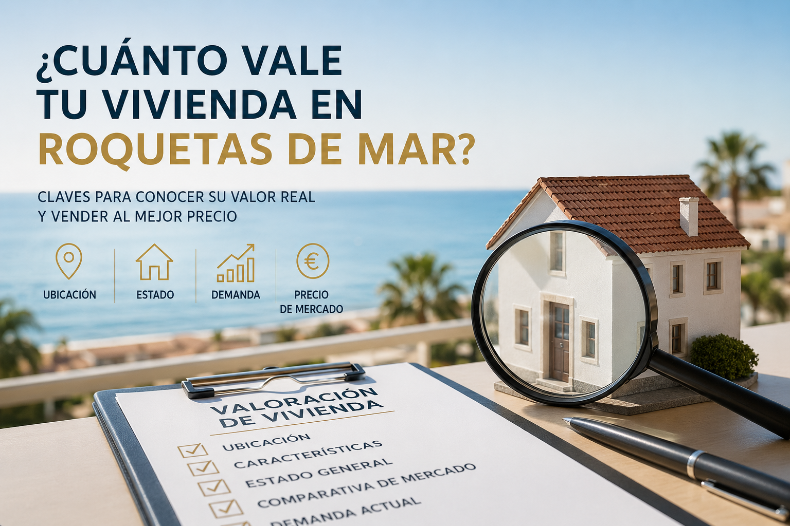 Valoraci&oacute;n inmobiliaria en Roquetas de Mar